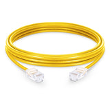 33ft (10m) Cat5e Non-booted Unshielded (UTP) PVC Ethernet Network Patch Cable, Yellow